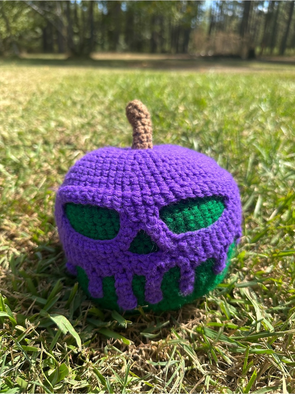 Handmade Green & Purple Poison Apple